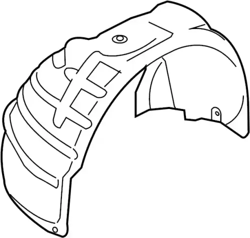 Подкрылок VAG 8T0821172C
