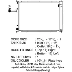 CSF RAD & COND MODULE ALL ALUM 3721