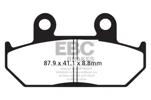 Тормозные колодки дисковые EBC FA124