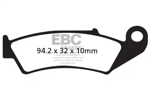 Тормозные колодки дисковые EBC FA143