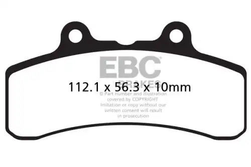 Тормозные колодки дисковые EBC FA210V