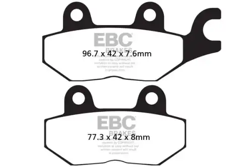 Тормозные колодки дисковые EBC FA215HH