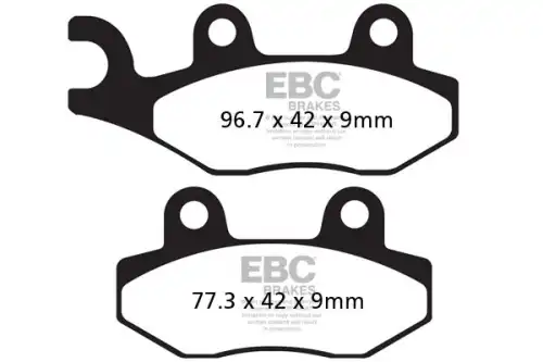 Тормозные колодки дисковые EBC FA228HH