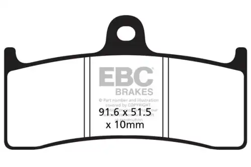 Тормозные колодки дисковые EBC FA249