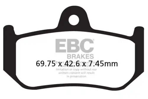 Тормозные колодки дисковые EBC FA320HH