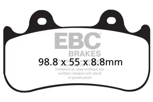Тормозные колодки дисковые EBC FA455HH