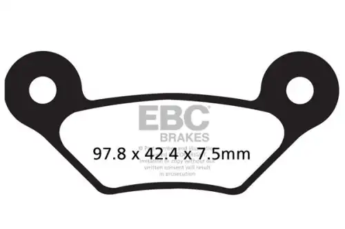 Тормозные колодки дисковые EBC FA609R