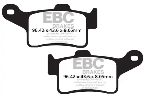 Тормозные колодки дисковые EBC FA631HH