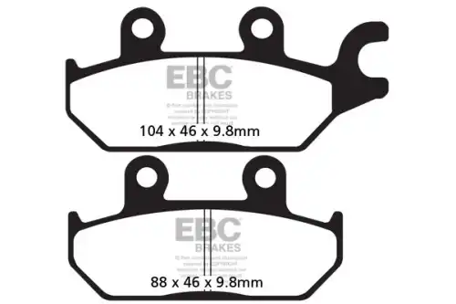 Тормозные колодки дисковые EBC FA642R