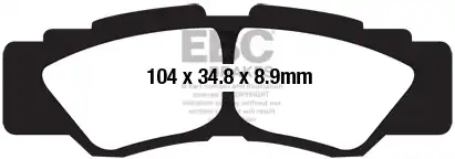 Тормозные колодки дисковые EBC FA677R