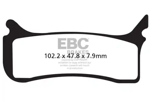 Тормозные колодки дисковые EBC MXS406