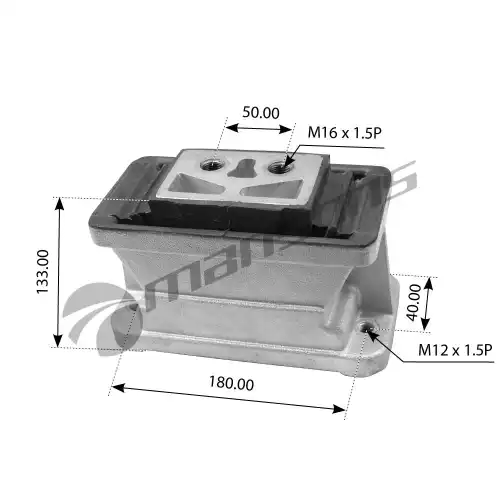 Подушка крепления КПП MANSONS AEM136