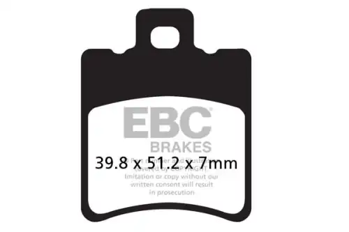 Тормозные колодки дисковые EBC SFA193
