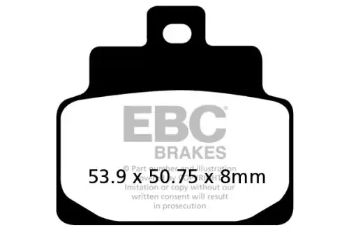 BRAKE PADS SFA301HH EBC