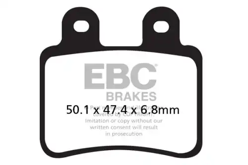 Тормозные колодки дисковые EBC SFA350