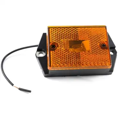 CLRMKR LAMPYELLOWRECTANGULAR 46393 GROTE