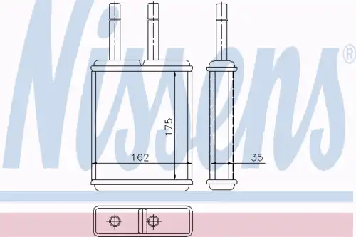 Радиатор печки NISSENS 71957