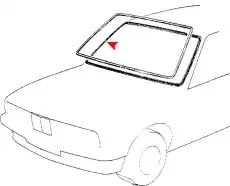 УПЛОТНИТЕЛЬ СТЕКЛА РЕЗИНОВЫЙ 51311972248 URO PARTS