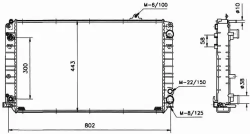 Радиатор кондиционера (конденсатор) NRF 51587