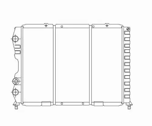 Радиатор кондиционера (конденсатор) NRF 58083