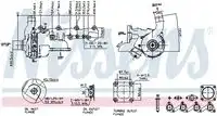 турбокомпрессор!\ Ford Focus 01> 93088 NISSENS