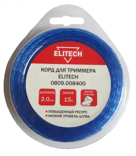Леска для косы Elitech 0809.008400