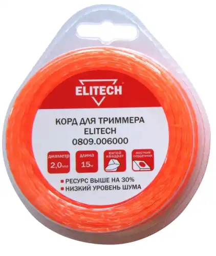 0809.006000 Леска для косы Elitech 0809.006000