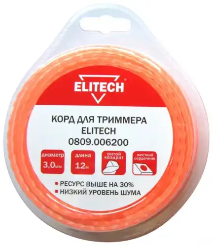 Леска для косы Elitech 0809.006200