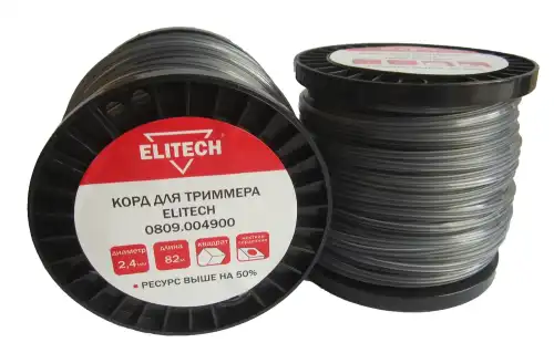 0809.004900 Леска для косы Elitech 0809.004900
