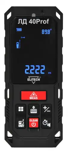 Лазерный дальномер Elitech ЛД 40 Prof