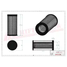 Фильтр воздушный HIFI SA16684