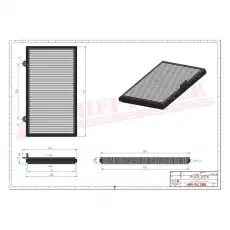 Салонный фильтр HIFI SC80056