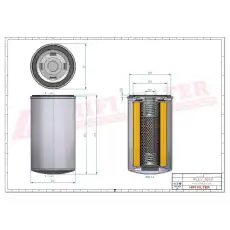 Фильтр масляный HIFI SO11080