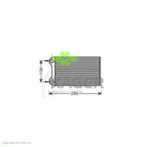 Радиатор печки KAGER 32-0206