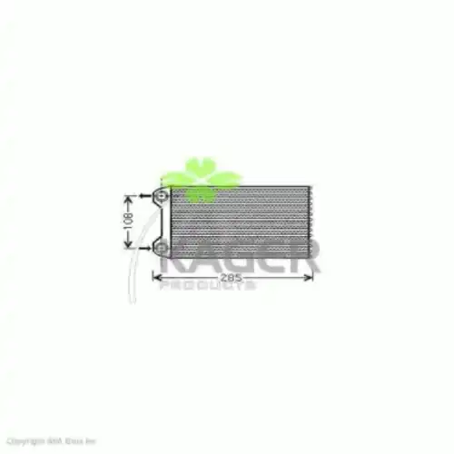 Радиатор печки KAGER 32-0207