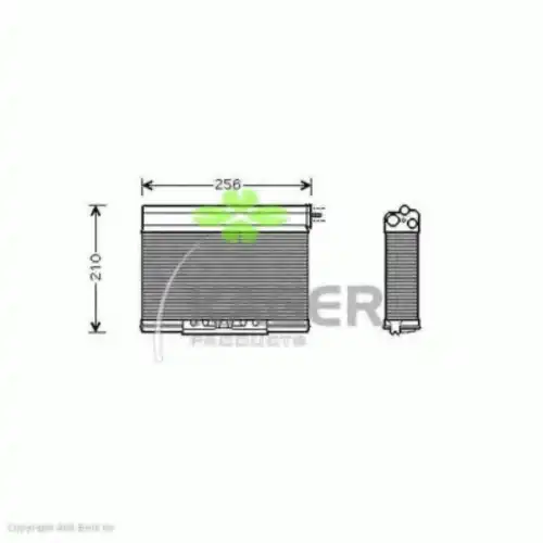 Радиатор печки KAGER 32-0247