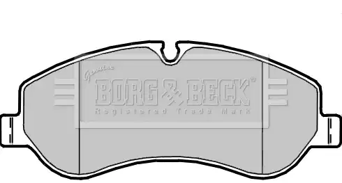 Тормозные колодки дисковые BORG&BECK BBP2414