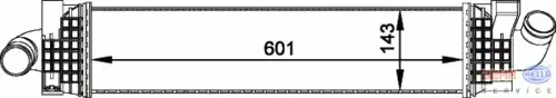 Интеркулер HELLA 8ML 376 765-031