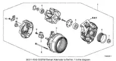 Генератор ACURA 31100-RX0-A01RM
