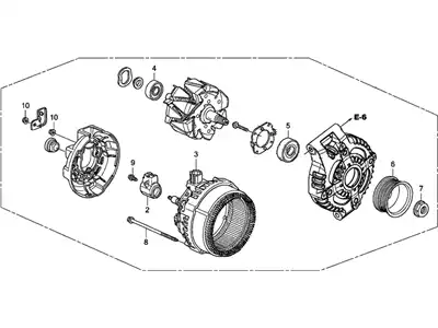 Генератор ACURA 31100-RX0-A01RM