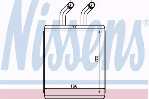 Радиатор печки NISSENS 77526