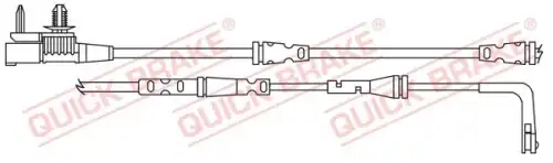 Датчик тормозных колодок QUICK BRAKE WS0409A
