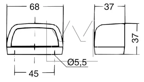 Фонарь габаритный MONARK 098254170