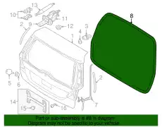 SEALING STRIP 31298333 VOLVO