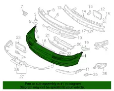 BUMPER COVER 30621176 VOLVO