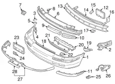 BUMPER COVER 30621177 VOLVO