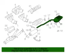 SILENCER 30695586 VOLVO