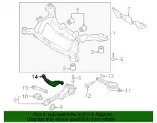 CONTROL ARM 30736941 VOLVO