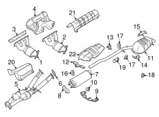 SILENCER 30766923 VOLVO