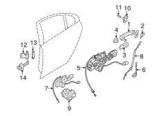 LOCK 30799331 VOLVO